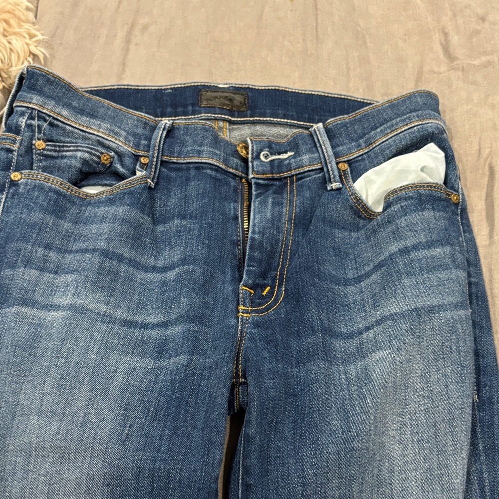 MOTHER Indigo Straight Leg Jeans